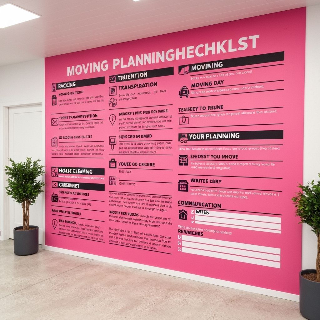 Complete Verhuischecklist: Niets Vergeten!