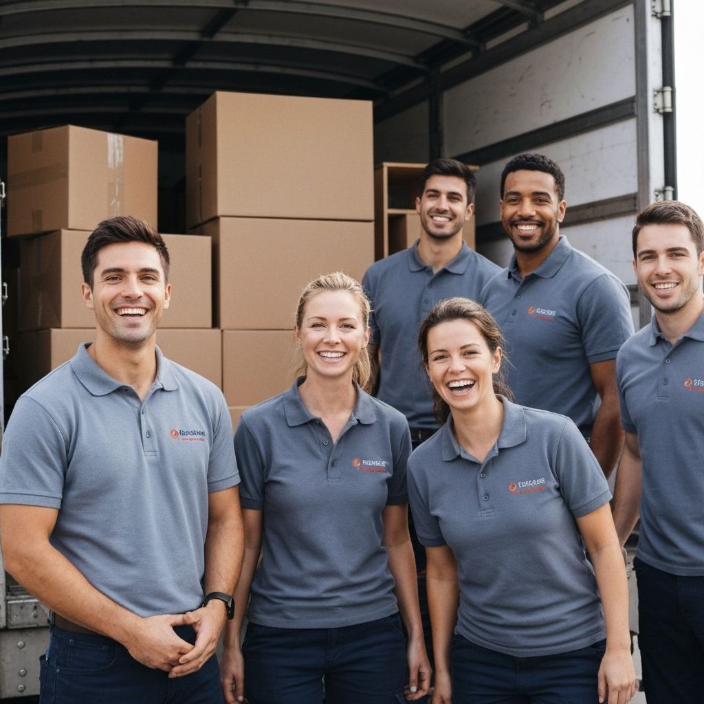 Professionele verhuizers laden verhuiswagen - Uni Movers verhuisservice