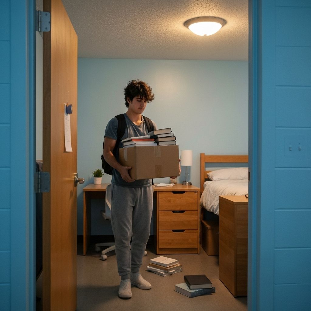 Studentenkamer verhuizing